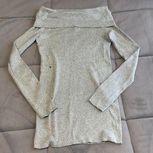 NWT The Limited grey sparkle off should sweater